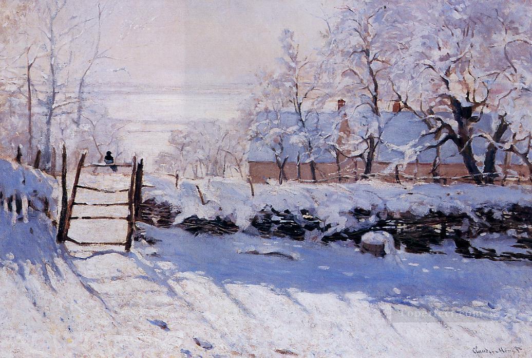 The Magpie Claude Monet scenery Oil Paintings